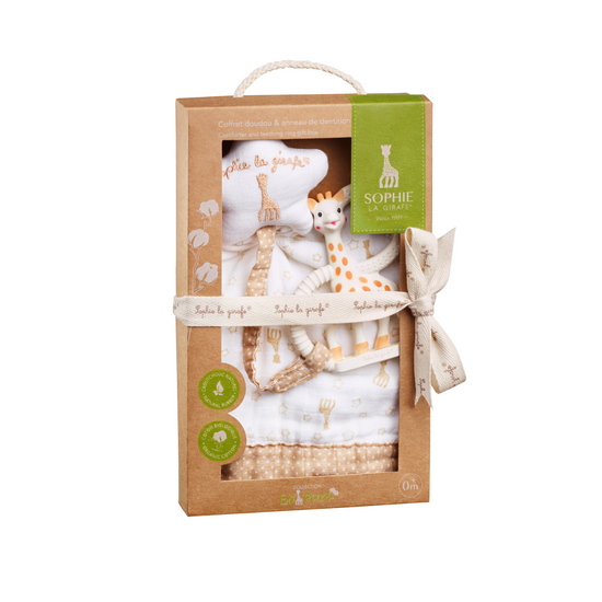 Sophie the Giraffe So Pure Comforter & Teething Ring Gift Set