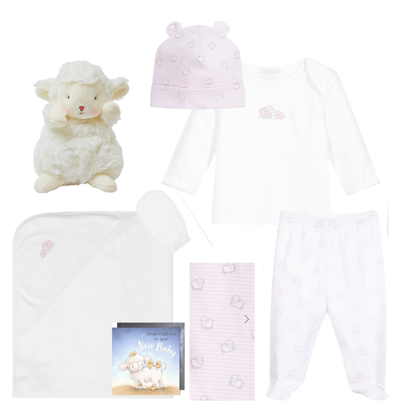 Sheep Scramble Gift Set Pink