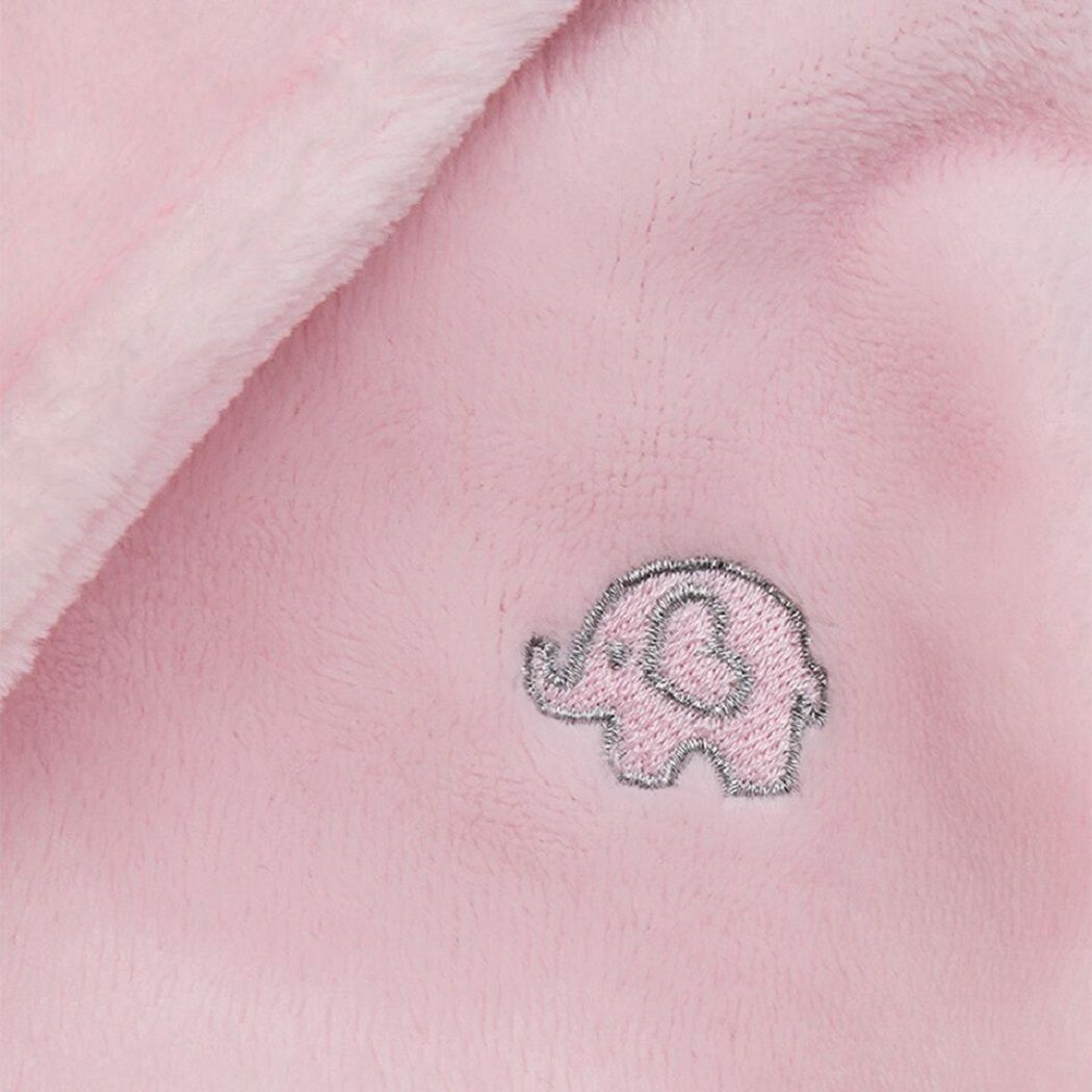 Plush Baby Robe Pink