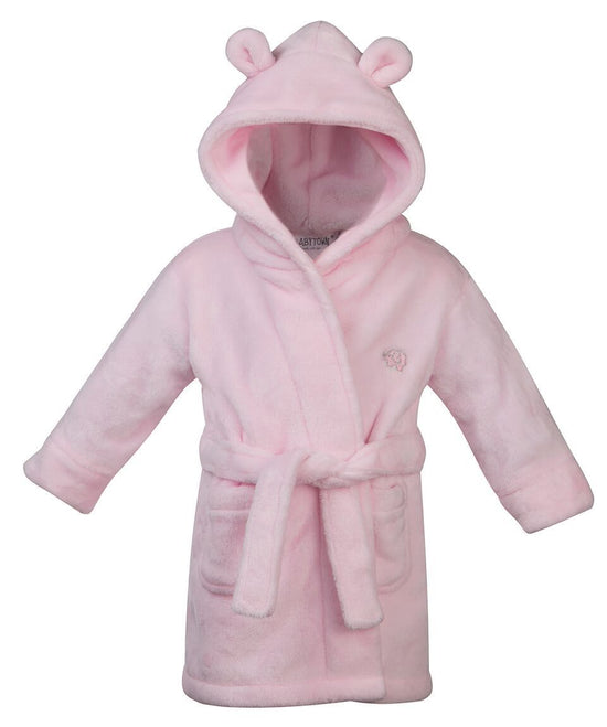 Plush Baby Robe Pink
