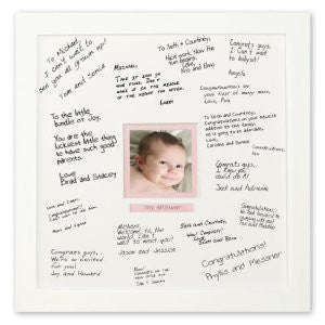 Load image into Gallery viewer, Baby Girl Deluxe Signature Frame White / Pink
